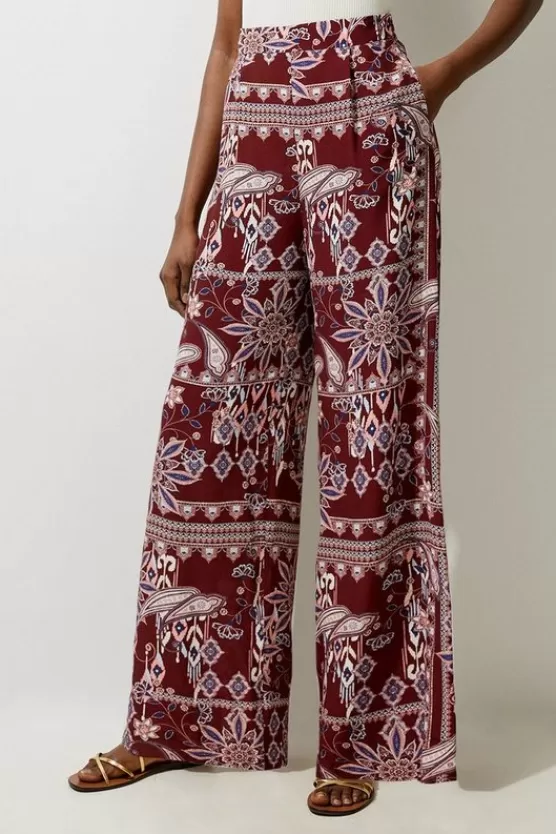Fashion Karen Millen MIXED PRINT CO-ORD SET orange
