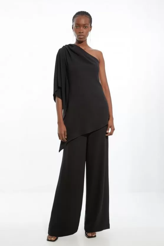 Store Karen Millen Ooto Viscose Crepe Co-Ord Set black