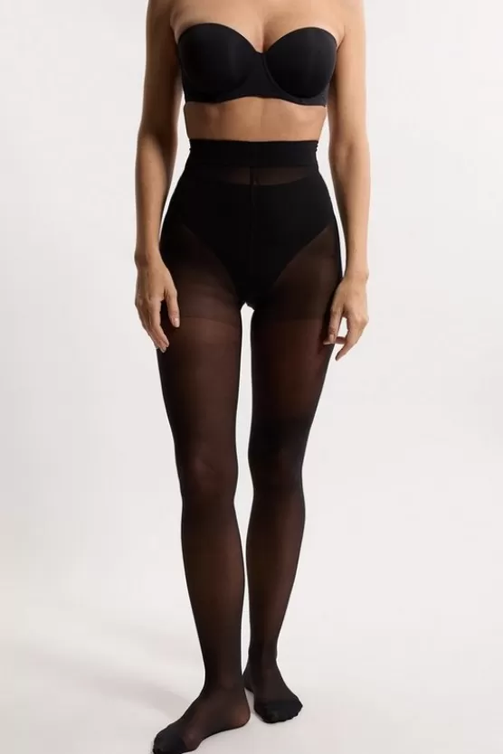 Outlet Karen Millen Sheer Shaper Tights black