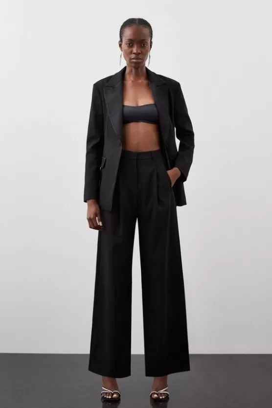 Best Sale Karen Millen Tailored Premium Twill Set black