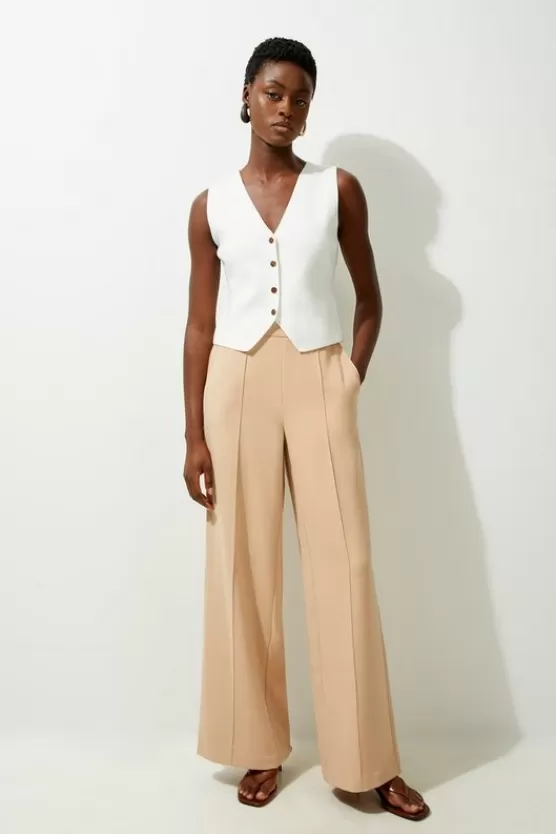 Online Karen Millen Tailored Wide Leg Pants camel