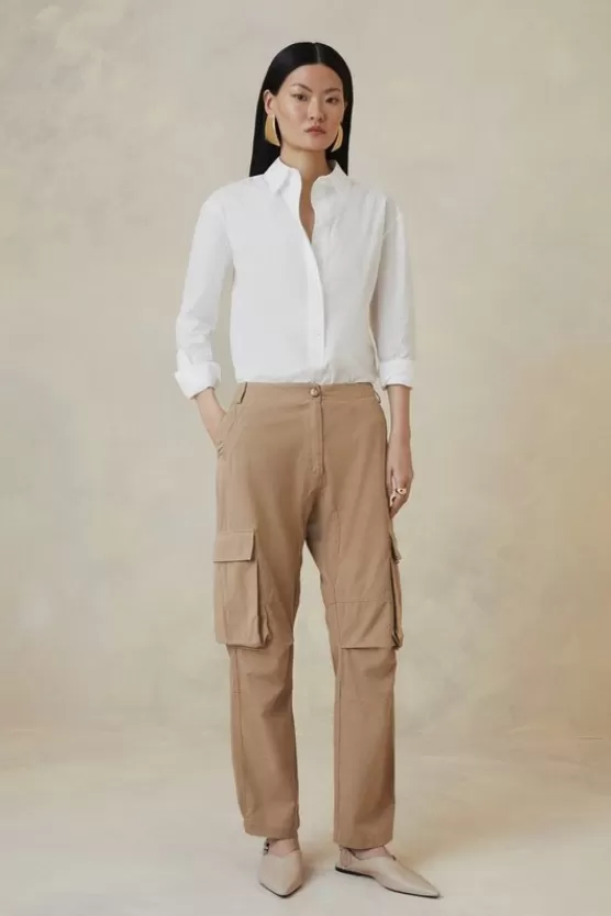 Sale Karen Millen The Founder Cargo Pants camel