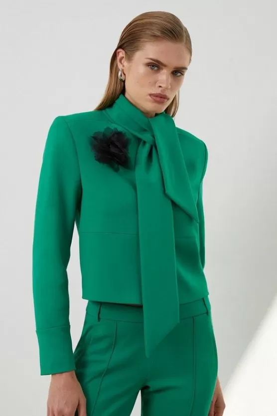 Cheap Karen Millen The Founder Suit Set emerald