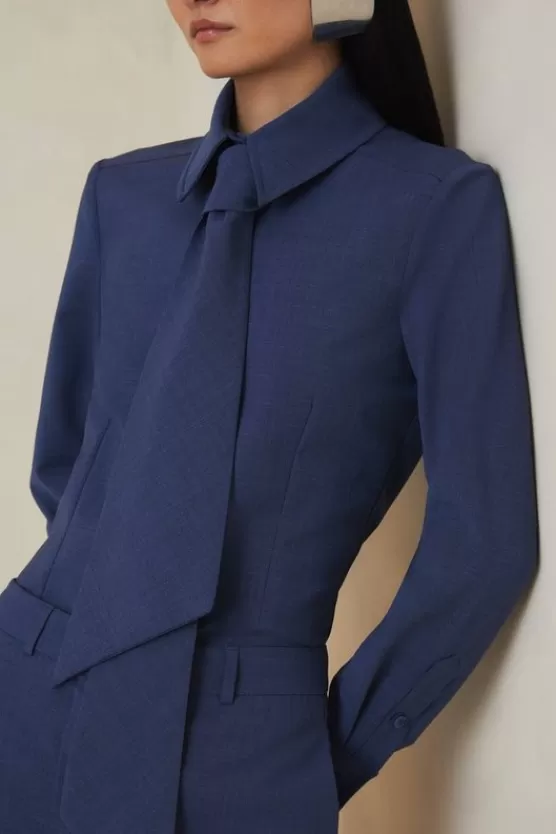 Best Sale Karen Millen The Founder Tailored Set blue